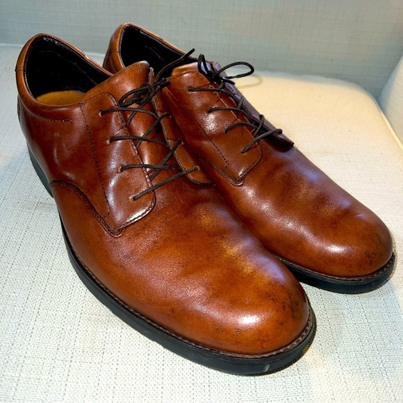 Timberland GSR Metro Brown Leather Oxford Waterproof Shoes 12M 78531 7960 - Picture 1 of 11